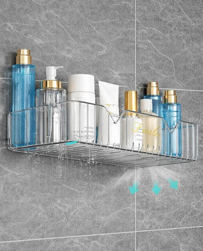 Transparent Acrylic Bathroom Shelf